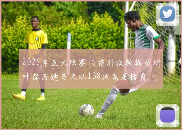 2025年五大联赛门将扑救数据分析叶赫万迪乌夫以138次高居榜首